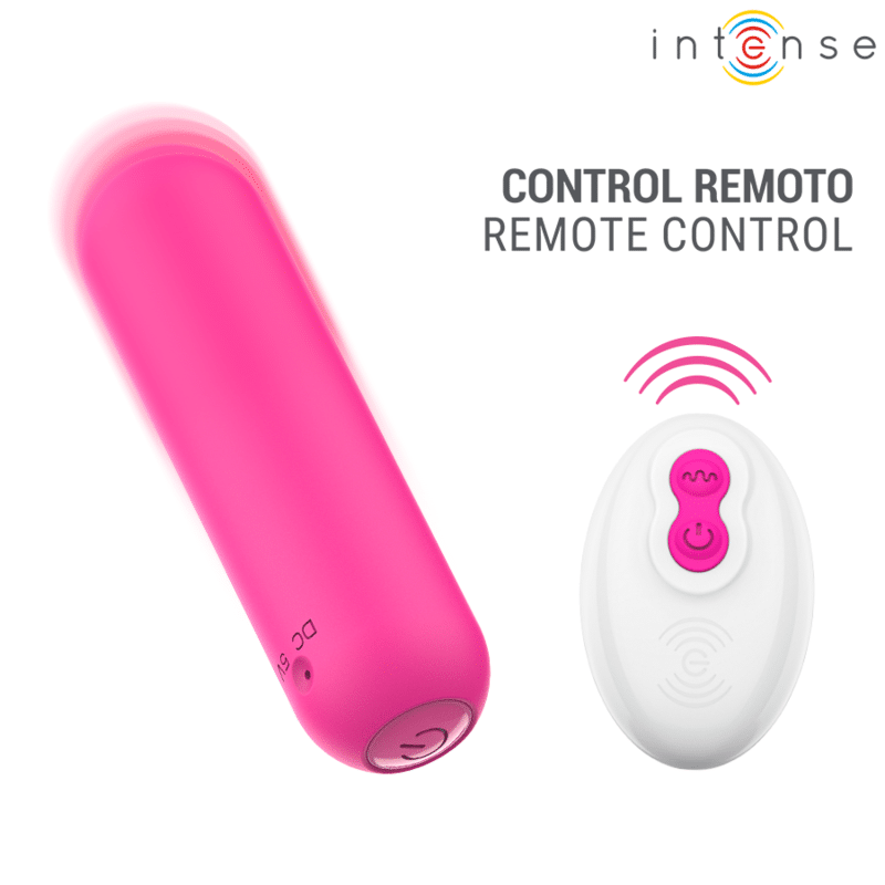 Judy vibrante rechargeable avec télécommande rose — INTENSE, vue 2