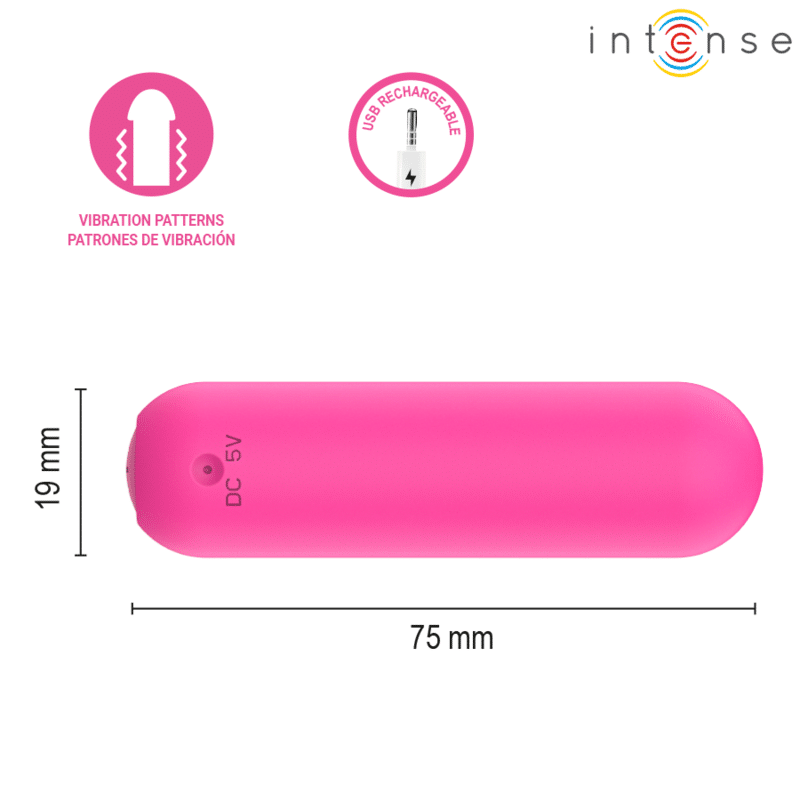 Judy vibrante rechargeable avec télécommande rose — INTENSE, vue 4