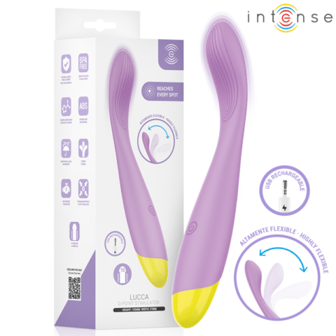 Lucca stimulateur de point G flexible rechargeable par USB