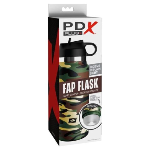 PDX plus - FAP flask happy camper masturbateur discret camouflage