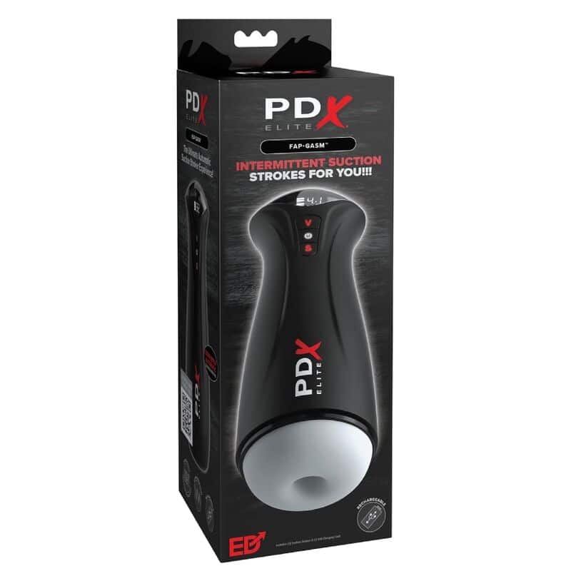 Masturbateur masculin transparent fap-gasm avec succion intermittente — PDX ELITE, vue 5
