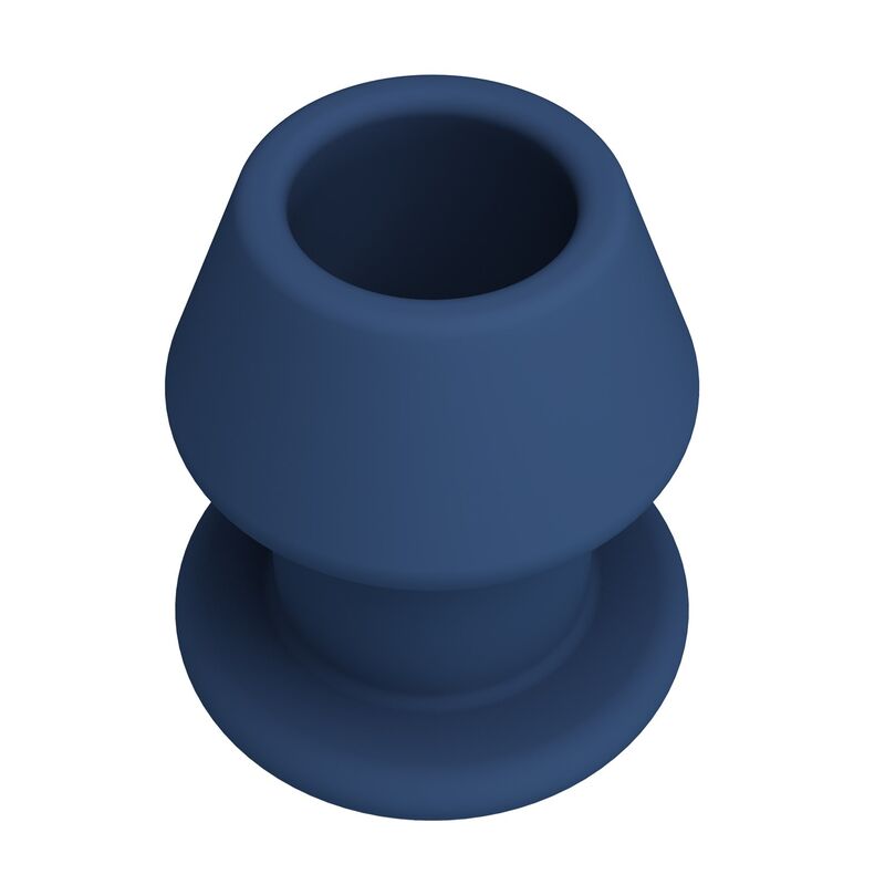 Jack bleu plug anal creux en silicone, taille M — MR PLAY, vue 4