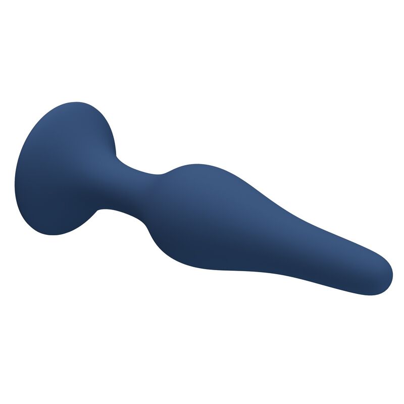 Plug anal en silicone slim bleu L — MR PLAY, vue 6