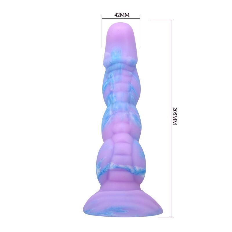 Alien fantasy godemichet en silicone 20,5 CM Ø 4,8 CM — POWER MONSTERS, vue 7