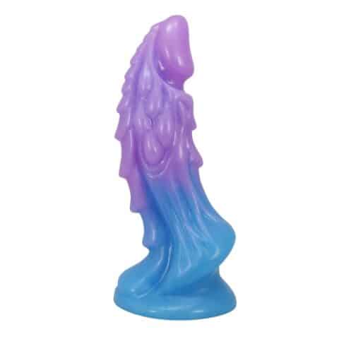 Atlantiens godemichet réaliste avec ventouse 19 CM Ø 5 CM bleu et violet — POWER MONSTERS