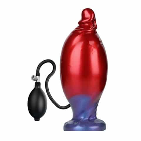 Shadow behemoth gonflable bicolor en silicone fantasy 22 CM Ø 5 CM — POWER MONSTERS
