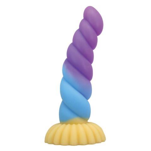 Godemichet en silicone licorne tricolor fantasy 22 CM Ø 5 CM — POWER MONSTERS