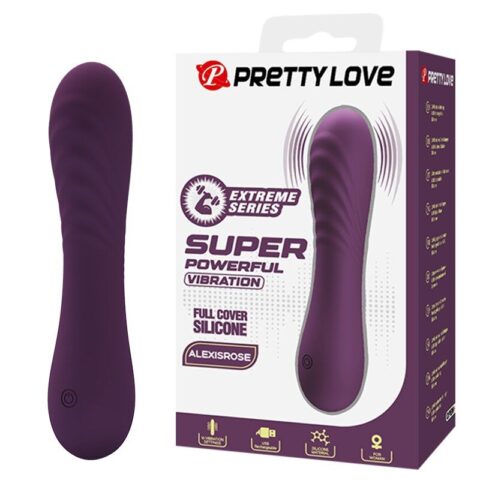Vibrateur rechargeable alexisrose 10 fonctions violet — PRETTY LOVE