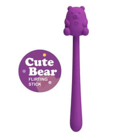 Bâton vibrateur rechargeable en forme d'ours mignon — PRETTY LOVE