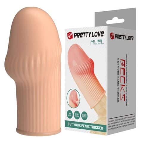 Manchon pénis huel pour un pénis plus épaisse couleur chair — PRETTY LOVE