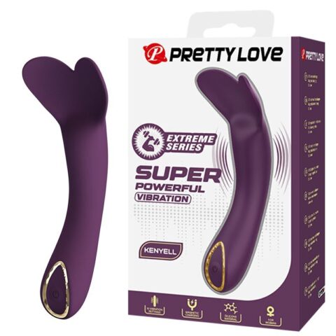 Vibrateur rechargeable kenyell 10 fonctions violet — PRETTY LOVE
