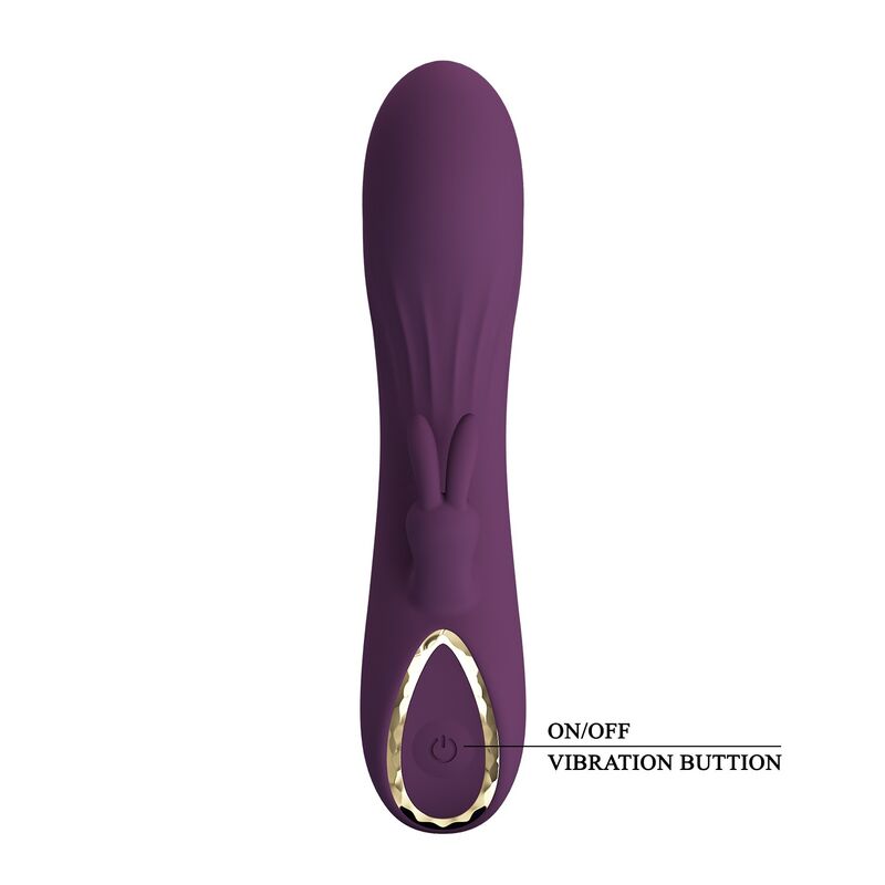 Landyn vibrateur lapin rechargeable 10 fonctions violet — PRETTY LOVE, vue 7