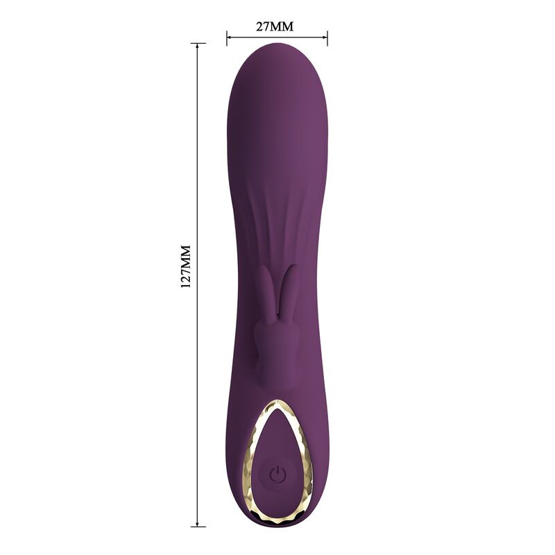Landyn vibrateur lapin rechargeable 10 fonctions violet — PRETTY LOVE, vue 9