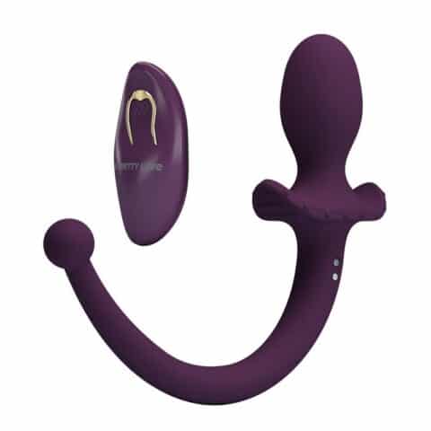 Lioea plug anal vibrant avec queue 12 fonctions télécommande violette — PRETTY LOVE