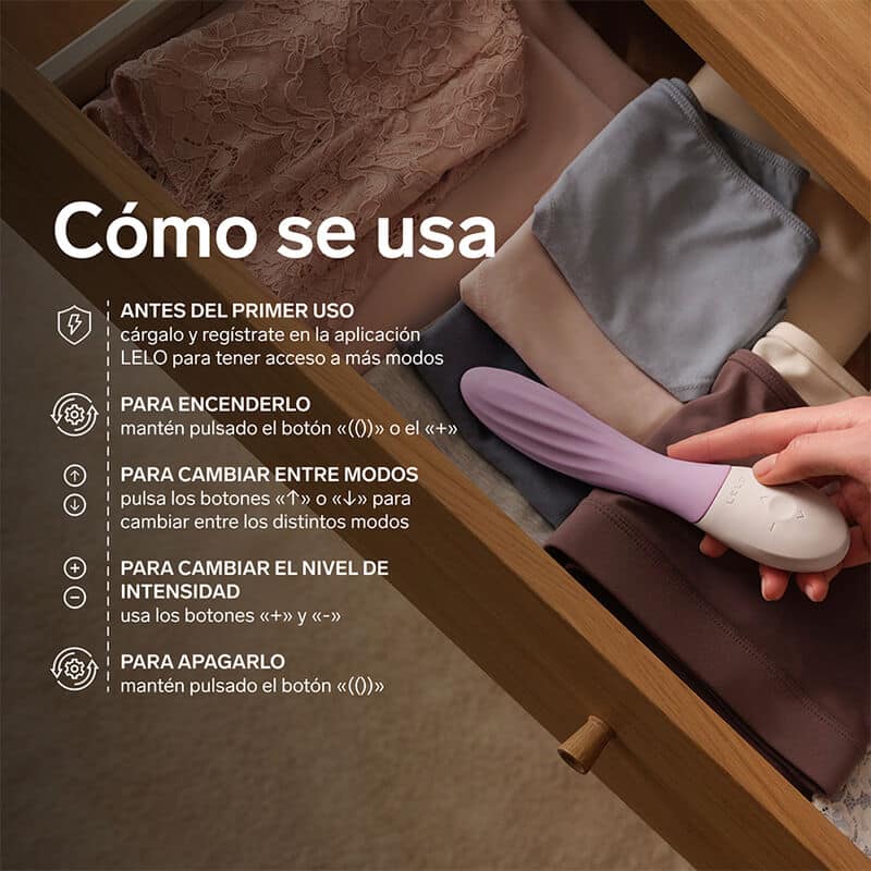 Mona twist vibrateur point G rechargeable contrôlé par application lavande — LELO, vue 7