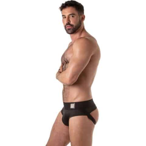 Slip de sport noir à ceinture large taille L — LOCKER GEAR
