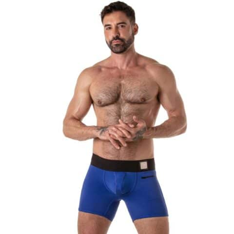 Coffret à large ceinture bleue M
