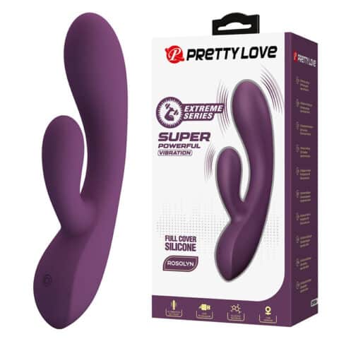 Vibrateur lapin rechargeable rosolyn 10 fonctions — PRETTY LOVE