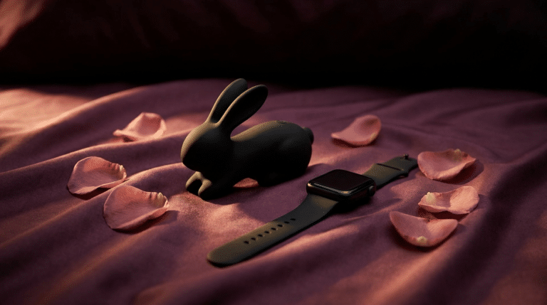 Vibromasseur rabbit Anne's Desire posé avec élégance, illustrant le guide pour bien le choisir