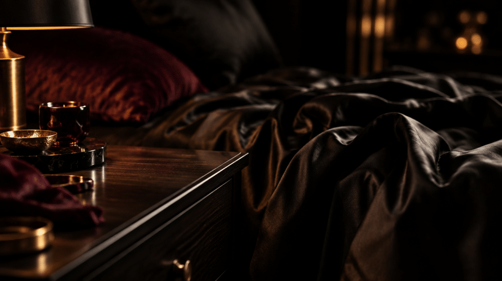 Masturbateur masculin, ambiance boudoir masculine chaude et raffinée