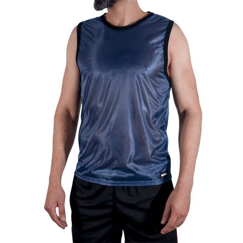 T-shirt bleu marine taille S/M — MACHO