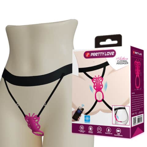 Masseur de culotte papillon rose — PRETTY LOVE