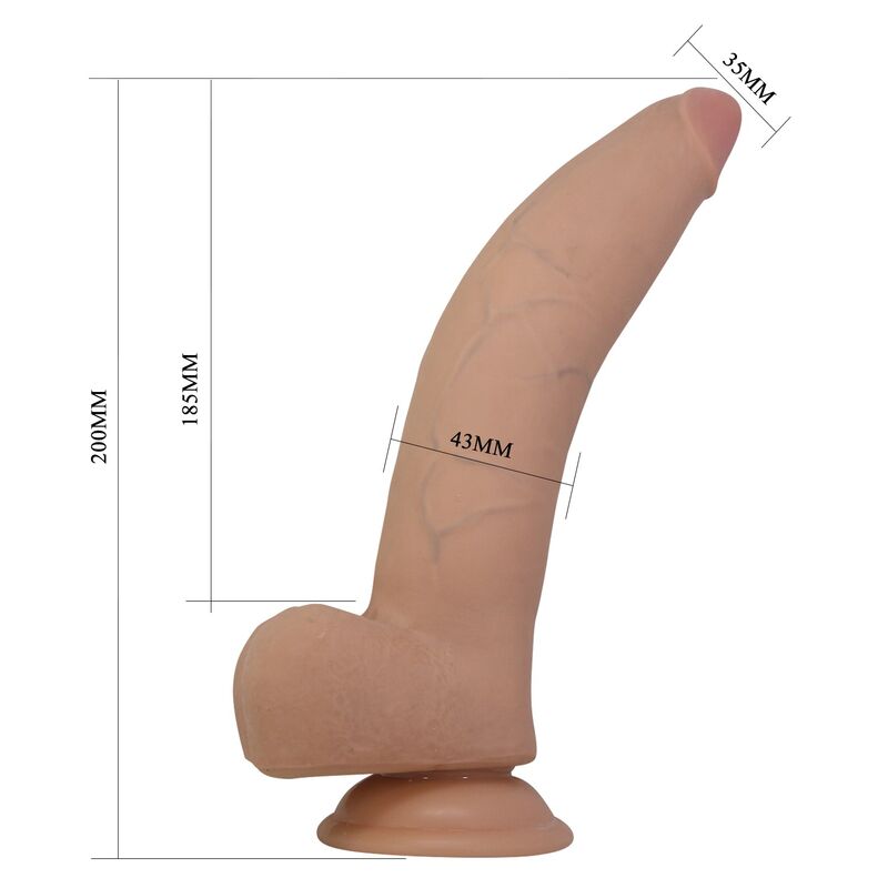 Xander godemichet réaliste 20 CM Ø 5 CM naturel — PRETTY LOVE, vue 7