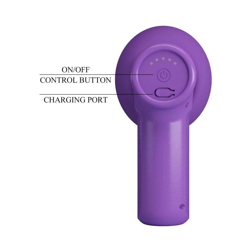 Pistolet de massage vito à poussée 5 modes violet — PRETTY LOVE, vue 8