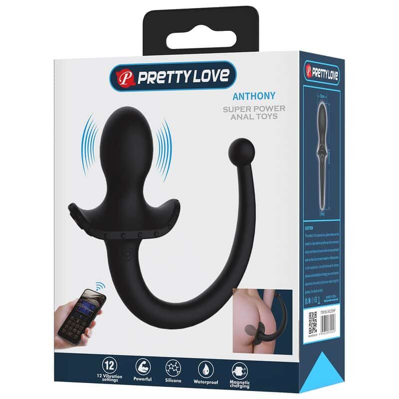 Vibrateur anal et périnéum noir contrôlé par application anthony — PRETTY LOVE, vue 18