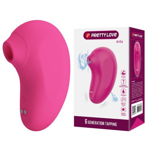 Stimulateur clitorial rechargeable arila avec vibration rose — PRETTY LOVE, vue 11