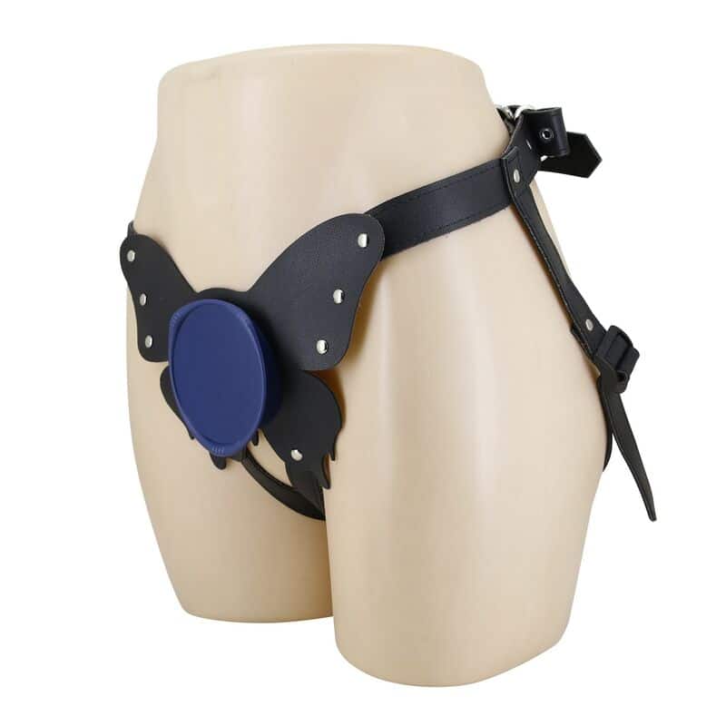 Slip harnais universel à bretelles noires et bleues — PRETTY LOVE, vue 3