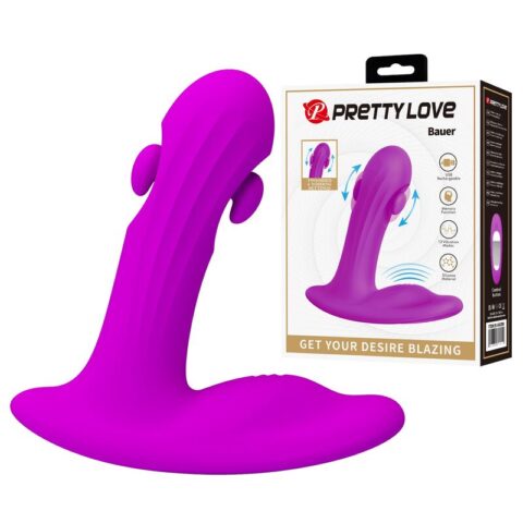 Bauer masseur de prostate rechargeable 12 modes violet — PRETTY LOVE, vue 10