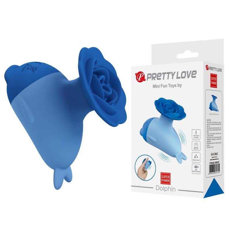 Mini vibrateur rechargeable USB dauphin — PRETTY LOVE, vue 9