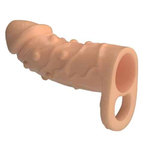 Manchon d'extension pénienne dort 14 CM Ø 4 CM naturel — PRETTY LOVE
