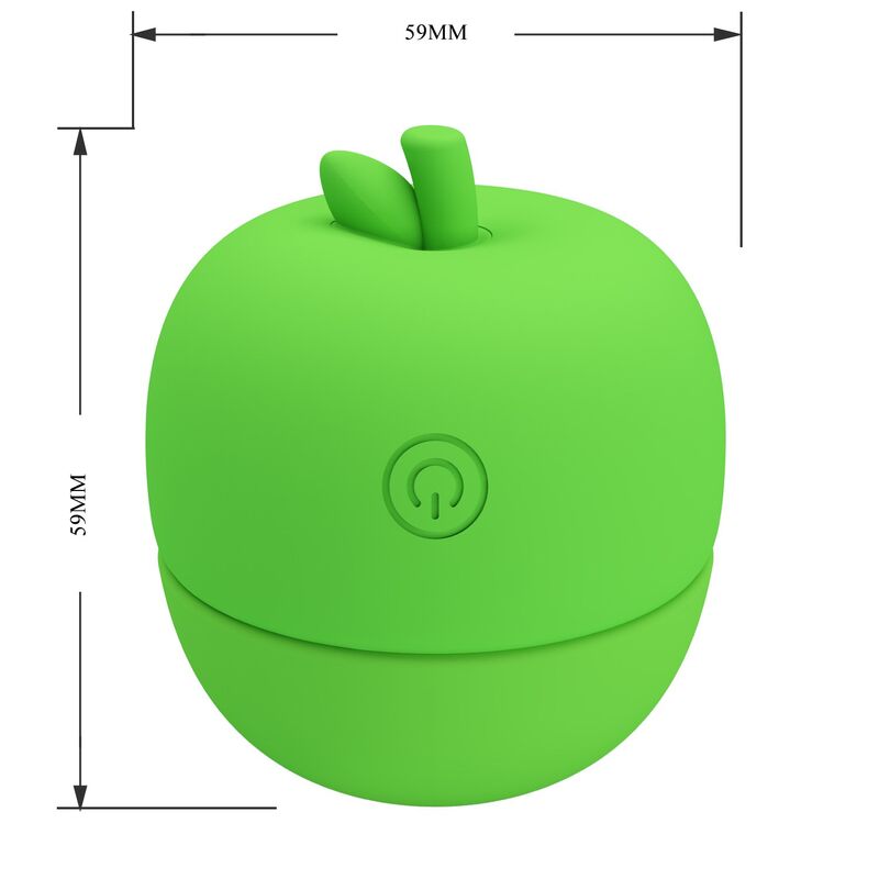 Stimulateur clitorial rechargeable à effet langue vert — PRETTY LOVE, vue 9