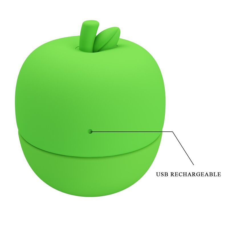 Stimulateur clitorial rechargeable à effet langue vert — PRETTY LOVE, vue 4