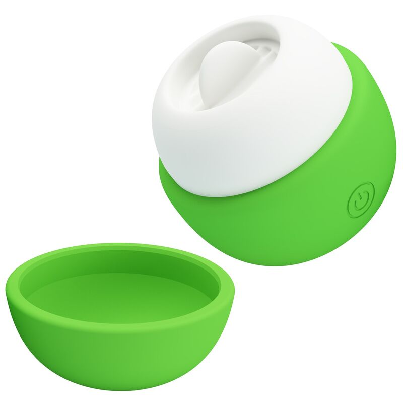 Stimulateur clitorial rechargeable à effet langue vert — PRETTY LOVE, vue 7