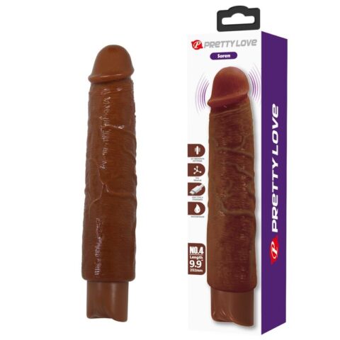 Gavin vibrateur réaliste 25 CM Ø 5 CM marron — PRETTY LOVE