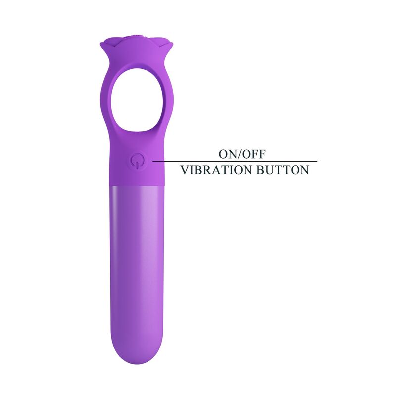 Giana mini-vibrateur masseur rechargeable violet — PRETTY LOVE, vue 4