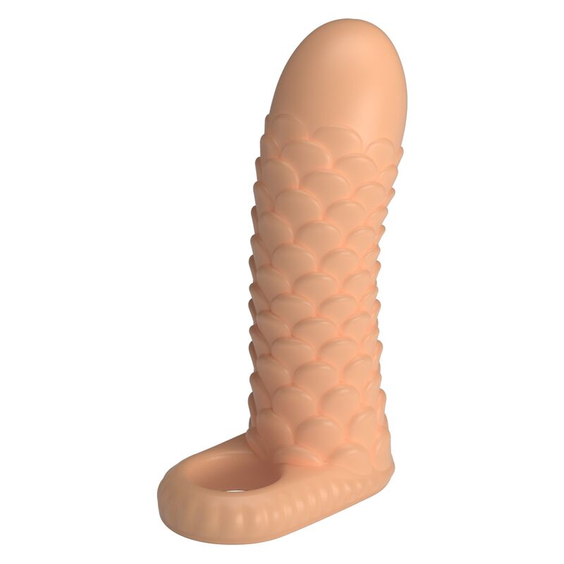 Manchon d'extension pénienne nesmith 13 CM Ø 3,8 CM naturel — PRETTY LOVE, vue 3