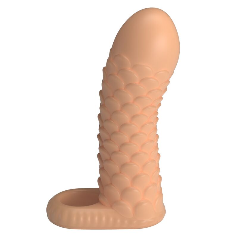 Manchon d'extension pénienne nesmith 13 CM Ø 3,8 CM naturel — PRETTY LOVE, vue 4