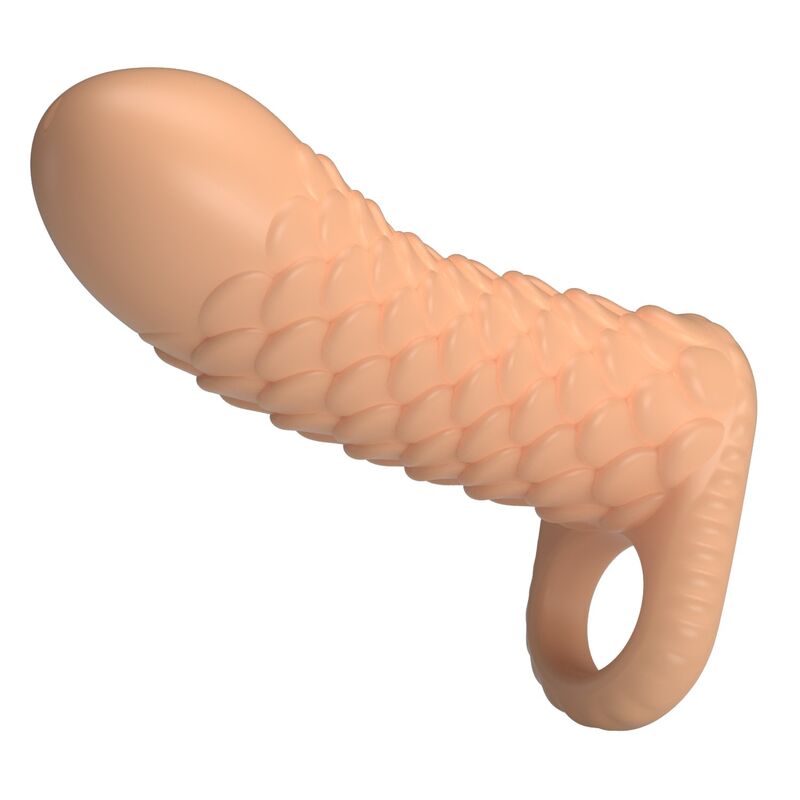 Manchon d'extension pénienne nesmith 13 CM Ø 3,8 CM naturel — PRETTY LOVE, vue 5