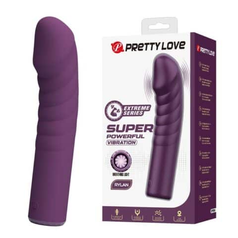 Vibrateur rechargeable ryland 10 fonctions violet — PRETTY LOVE