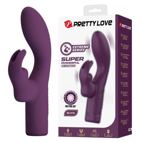 Vibrateur lapin rechargeable olivia 10 fonctions — PRETTY LOVE