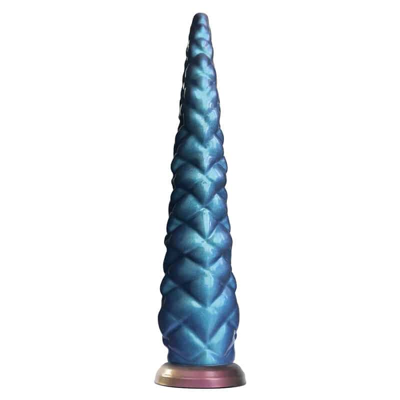 Godemiché en silicone tricolore fantaisie à tentacules abyssaux 46 CM Ø 7 CM – Image 3