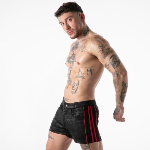 Locker gear - accès militaire complet court rouge M
