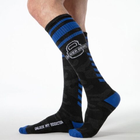 Locker gear- chaussettes militaires hautes noires taille unique