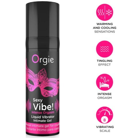 Orgie - ambiance sexy! orgasme intense, sensations multiples, gel intime 15 ML