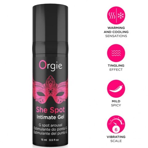 Orgie - SHE spot g-spot gel excitation intime 15 ML