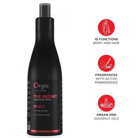 Orgie - élixir secret de séduction 10 en 1 lotion corps et cheveux 200 ML